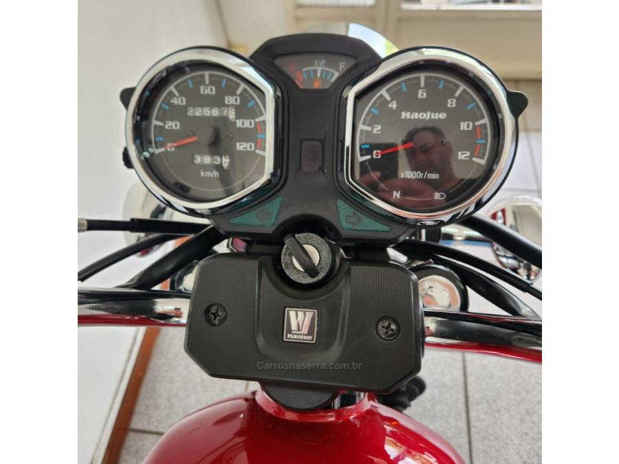 HAOJUE - CHOPPER - 2018/2019 - Vermelha - R$ 11.500,00