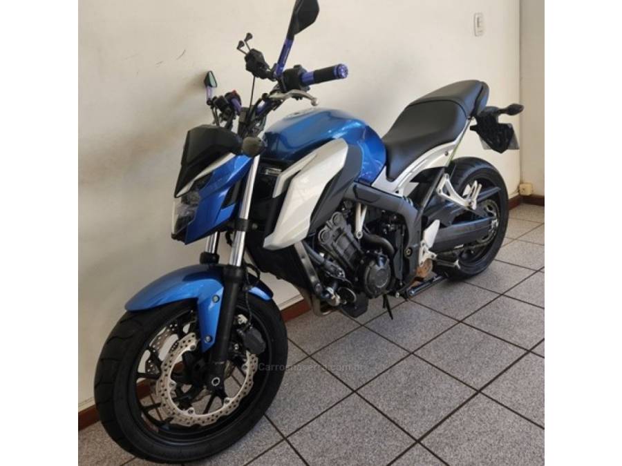 HONDA - CB 650 - 2017/2018 - Azul - R$ 43.800,00