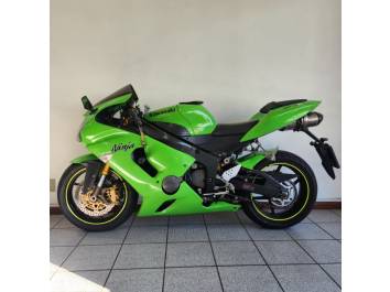 KAWASAKI - NINJA ZX-6R 636 - 2005/2006 - Verde - R$ 29.900,00